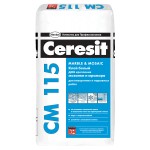 Клей для мраморной плитки CERESIT CM 115 25 кг